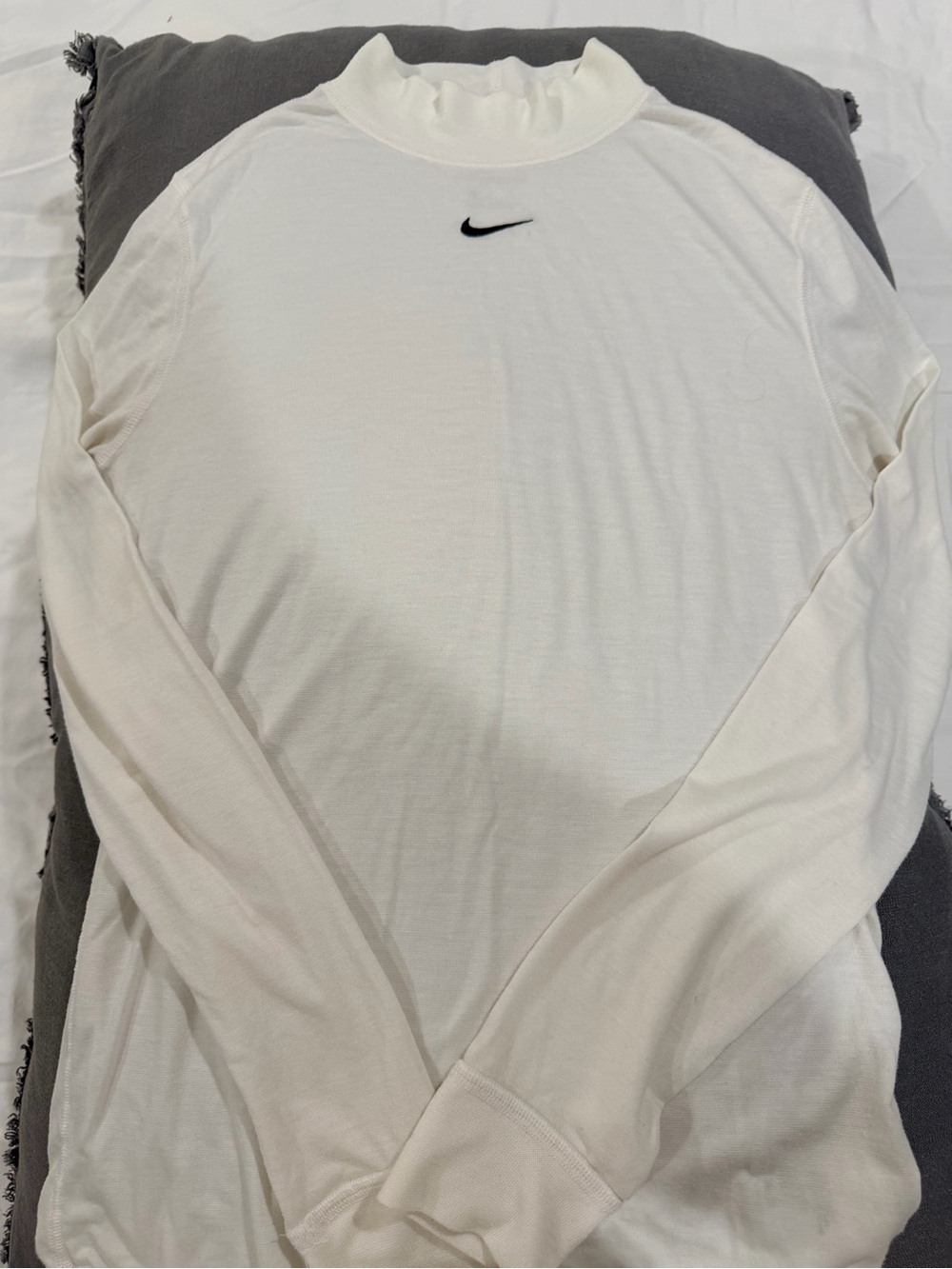 Nike White long Sleeve Tee